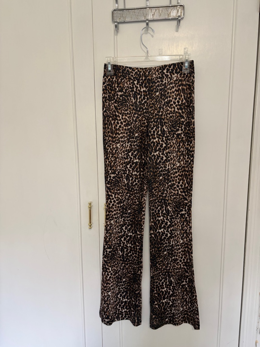 New Look Leopard Print Flare Pants